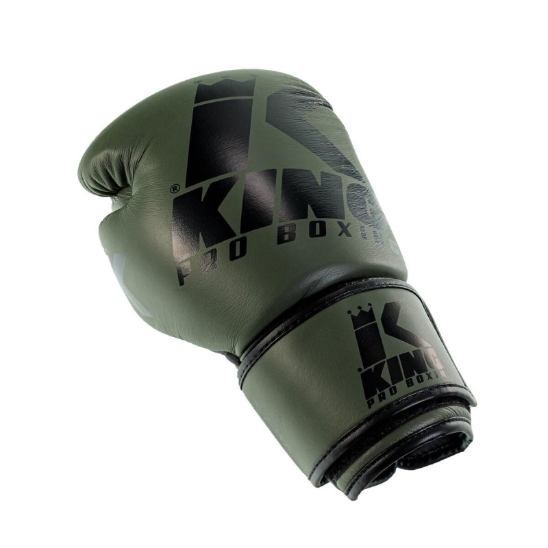 Gants de Boxe King Pro Boxing | Vert/Noir | Platinum Series