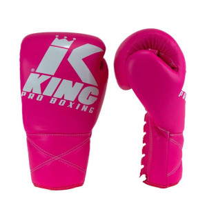 Gants de Boxe KING PRO BOXING | Rose et Blanc | KPB XK Series