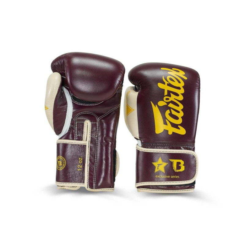 Gants de Boxe FAIRTEX X BOOSTER | Burgundy/Cream/Yellow | FXB