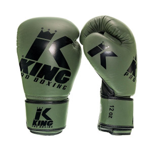 Gants de Boxe King Pro Boxing | Vert/Noir | Platinum Series