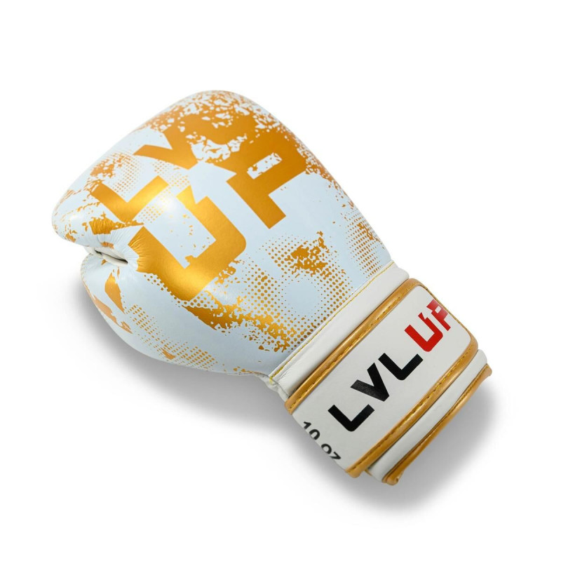 Gants de Boxe LVL UP | Blanc/Or | Stadium 2