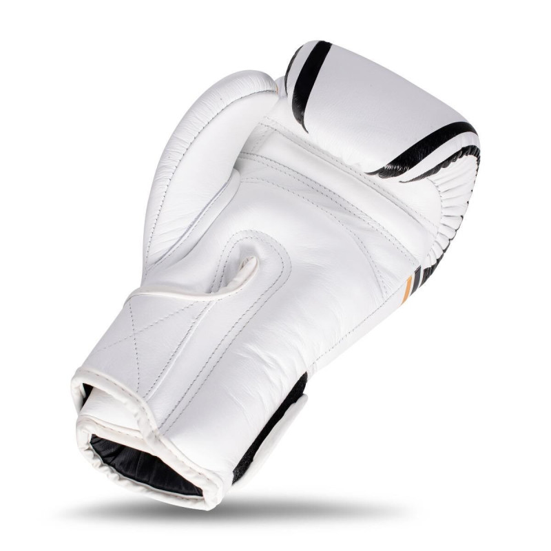 Gants de Boxe King Pro Boxing | Noir/Blanc/Or | Thor Series