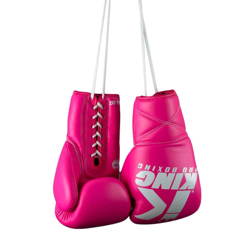 Gants de Boxe KING PRO BOXING | Rose et Blanc | KPB XK Series
