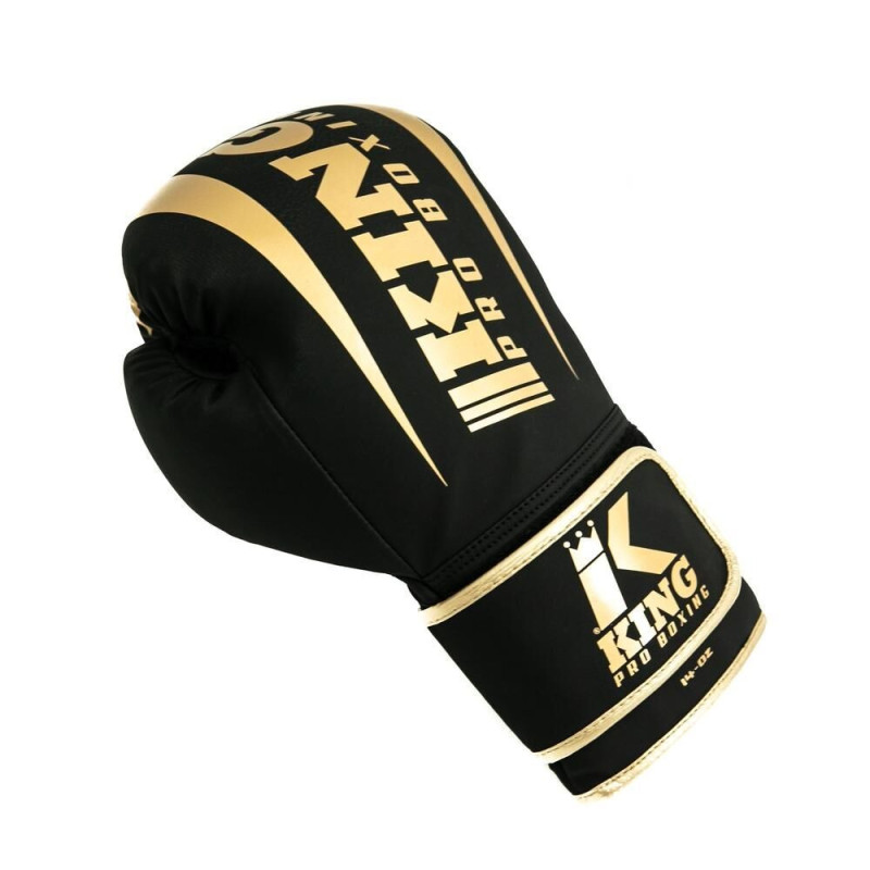 Gants de Boxe KING PRO BOXING | Noir/Or | REVO