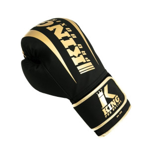 Gants de Boxe KING PRO BOXING | Noir/Or | REVO