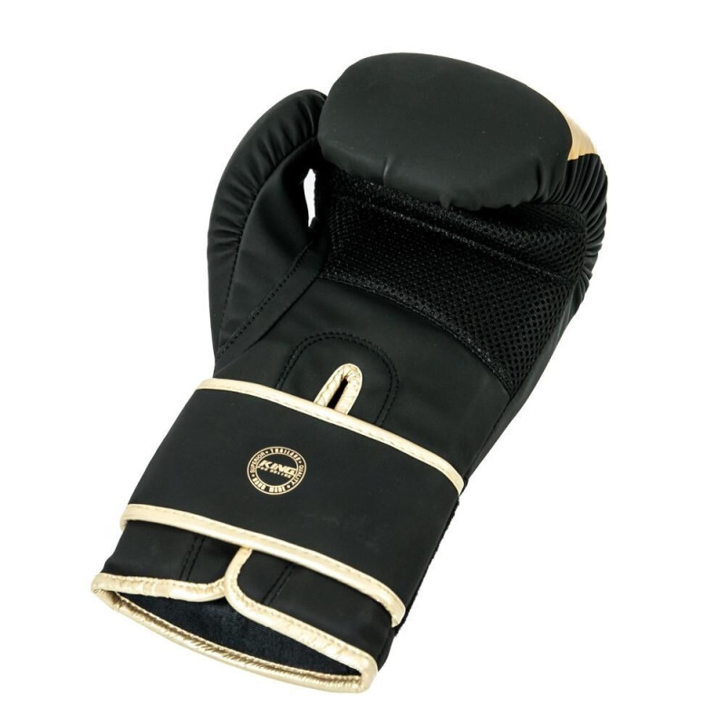 Gants de Boxe KING PRO BOXING | Noir/Or | REVO
