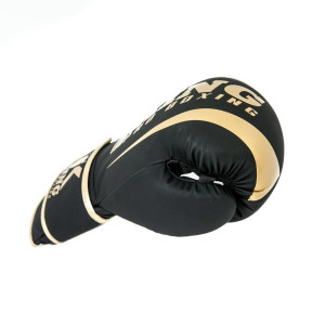 Gants de Boxe KING PRO BOXING | Noir/Or | REVO