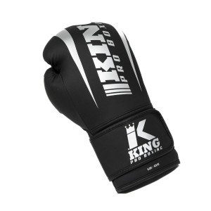 Gants de Boxe KING PRO BOXING | Noir/Argent | REVO