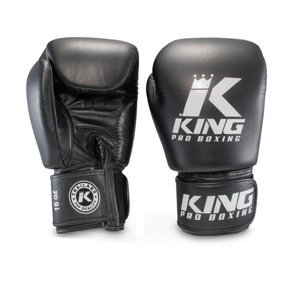 Gants de Boxe KING PRO BOXING | Noir/Blanc | BGVL-3