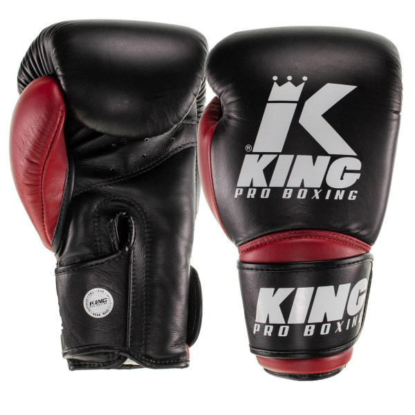Gants de Boxe King Pro Boxing | Noir/Rouge/Blanc | KPB Star