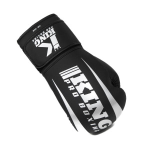 Gants de Boxe KING PRO BOXING | Noir/Argent | REVO