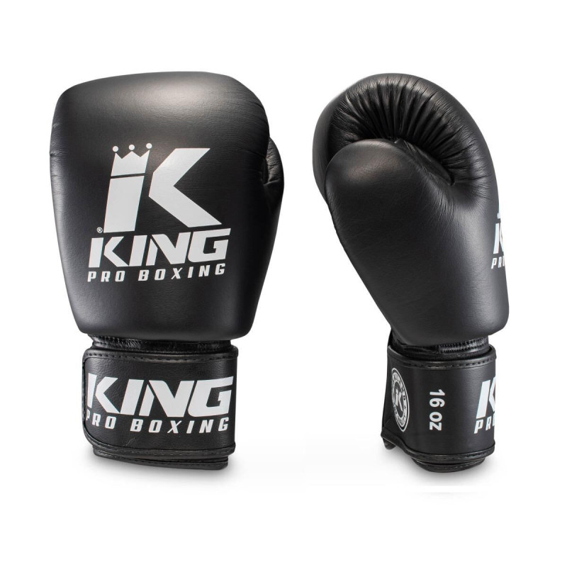 Gants de Boxe KING PRO BOXING | Noir/Blanc | BGVL-3
