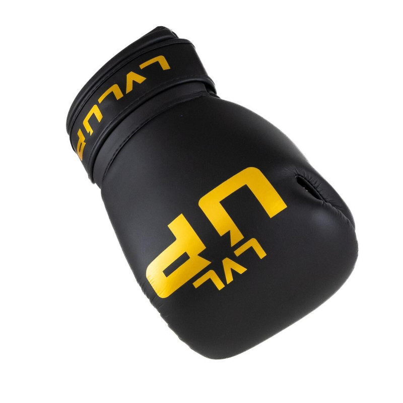 Gants de Boxe LVL UP | Noir/Or | Premium