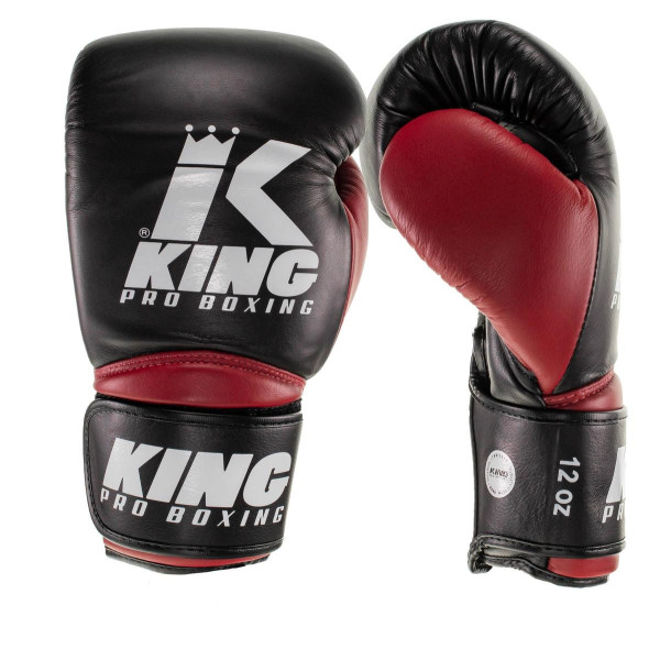Gants de Boxe King Pro Boxing | Noir/Rouge/Blanc | KPB Star