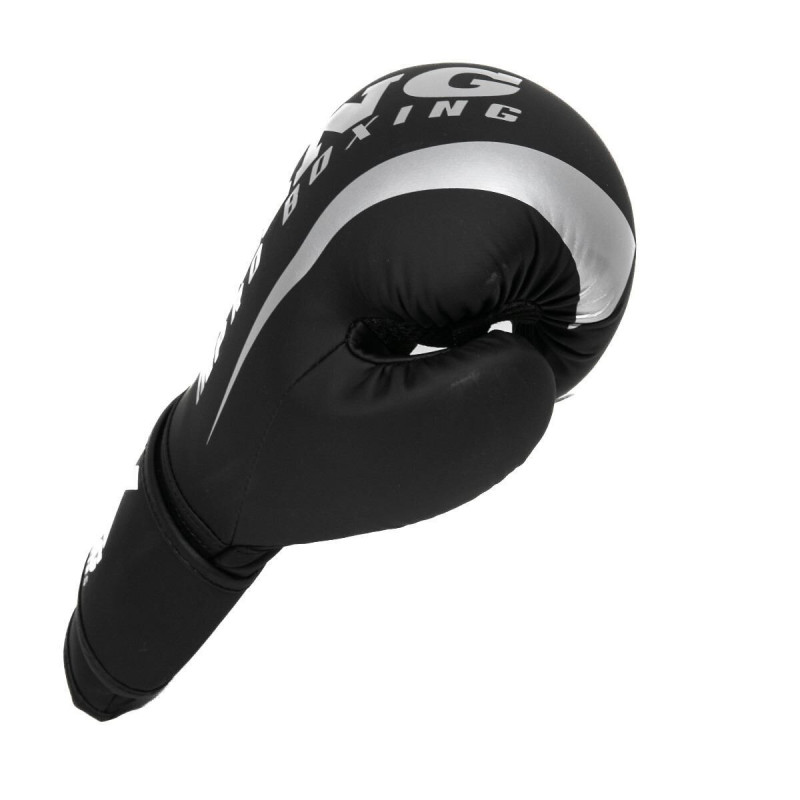 Gants de Boxe KING PRO BOXING | Noir/Argent | REVO