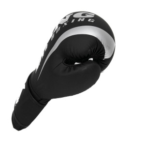 Gants de Boxe KING PRO BOXING | Noir/Argent | REVO