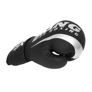 Gants de Boxe KING PRO BOXING | Noir/Argent | REVO