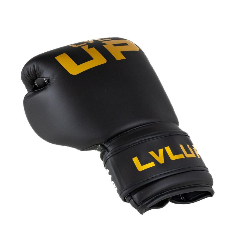 Gants de Boxe LVL UP | Noir/Or | Premium