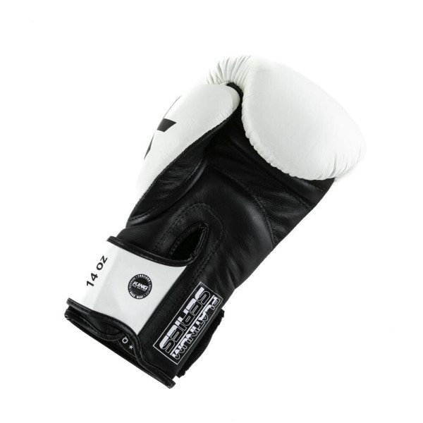 Gants de Boxe KING PRO BOXING | Blanc/Noir | Platinum Series
