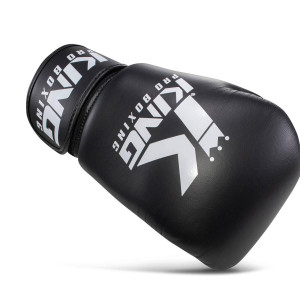 Gants de Boxe KING PRO BOXING | Noir/Blanc | BGVL-3