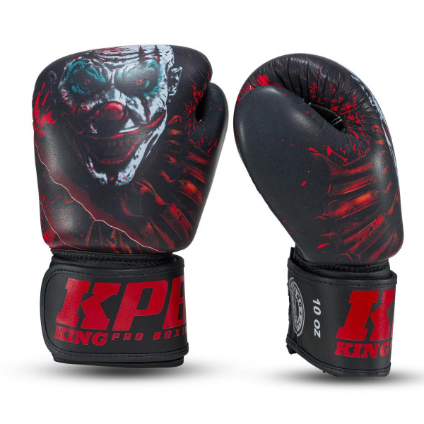 Gants de Boxe KING PRO BOXING | Noir/Rouge/Blanc | Scary Series