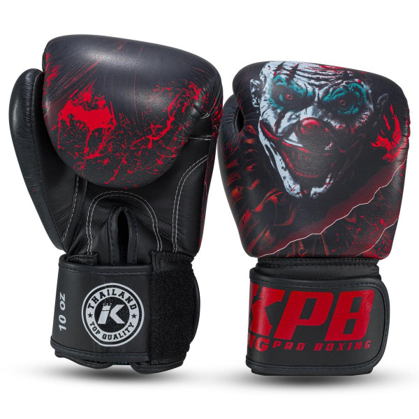 Gants de Boxe KING PRO BOXING | Noir/Rouge/Blanc | Scary Series
