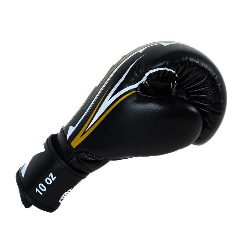 Gants de Boxe King Pro Boxing | Noir/Or/Blanc | Spartan Series