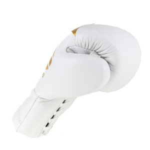 Gants de Boxe KING PRO BOXING | Blanc/Or | KPB XK Series
