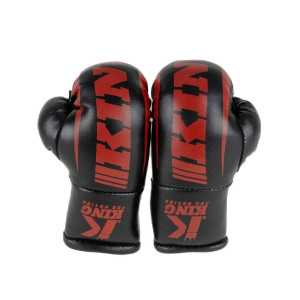 Gants de Boxe Miniatures KING PRO BOXING | Noir/Rouge | REVO Series