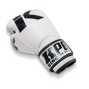Gants de Boxe King Pro Boxing | Noir et Blanc | KPB