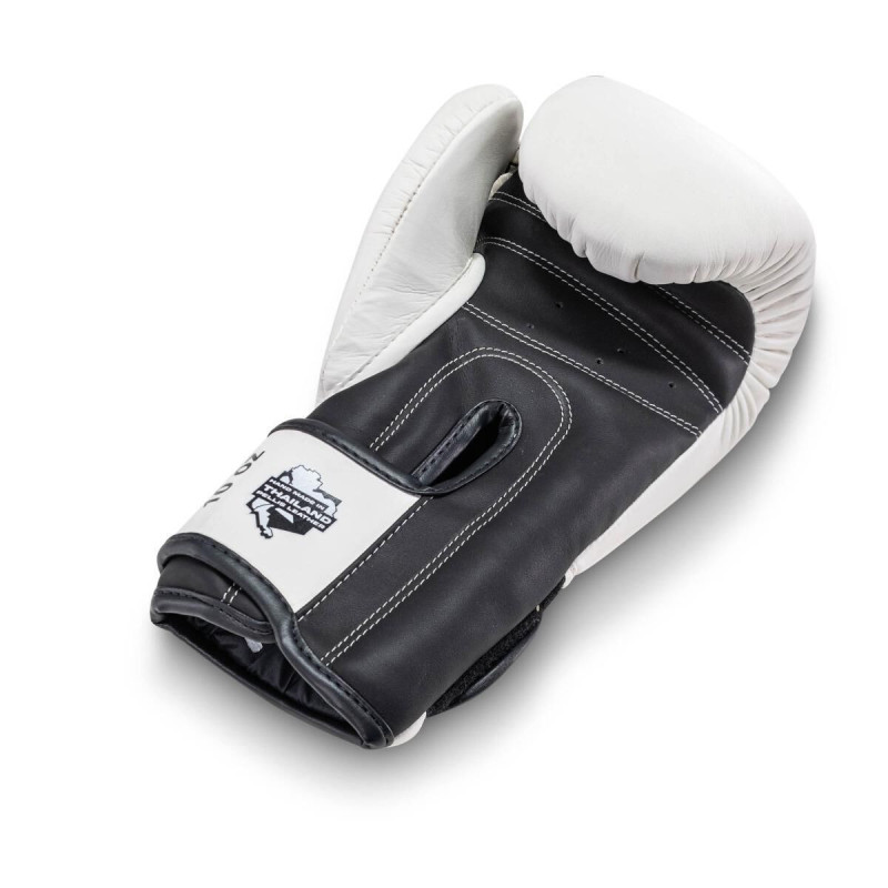 Gants de Boxe King Pro Boxing | Noir et Blanc | KPB