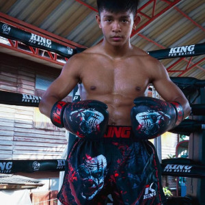 Gants de Boxe KING PRO BOXING | Noir/Rouge/Blanc | Scary Series