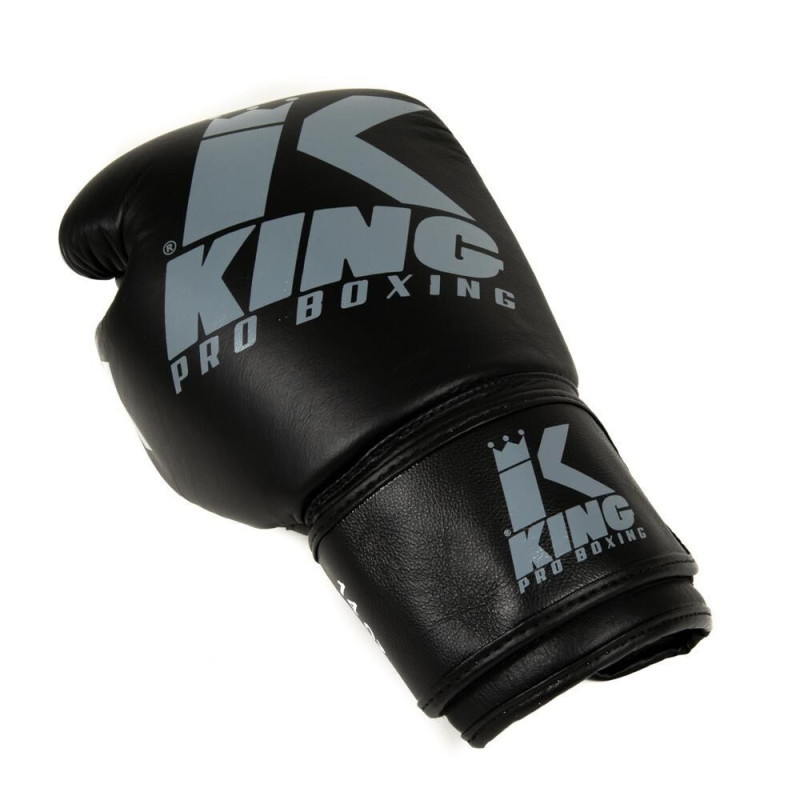 Gants de Boxe KING PRO BOXING | Noir/Gris | Platinum Series