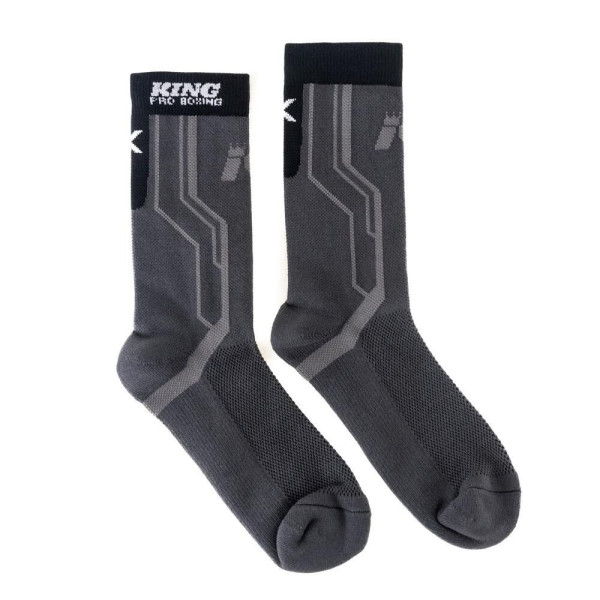 Chaussettes de Boxe KING PRO BOXING | Gris/Noir | Apex Pro