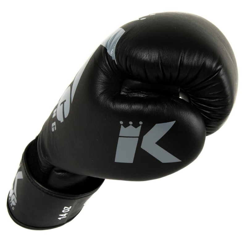 Gants de Boxe KING PRO BOXING | Noir/Gris | Platinum Series