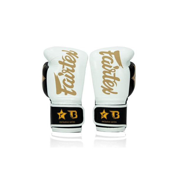 Gants de Boxe FAIRTEX X BOOSTER | Blanc/Noir/Or | FXB