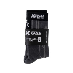 Chaussettes de Boxe KING PRO BOXING | Gris/Noir | Apex Pro