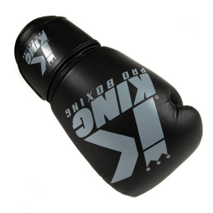 Gants de Boxe KING PRO BOXING | Noir/Gris | Platinum Series