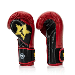 Gants de Boxe Fairtex x Booster | Rouge/Noir/Or | FXB