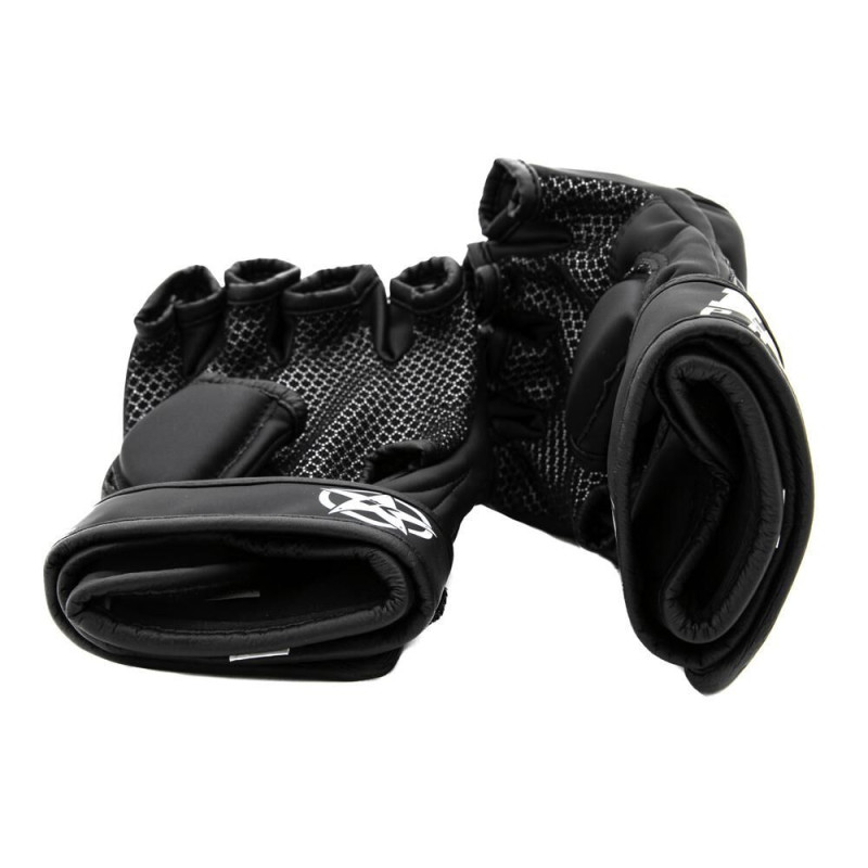 Gants MMA King Pro Boxing | Noir et Blanc | Pro MMA Gloves
