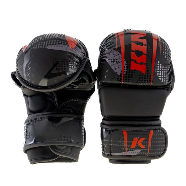 Gants MMA King Pro Boxing | Noir/Rouge | Shogun Series