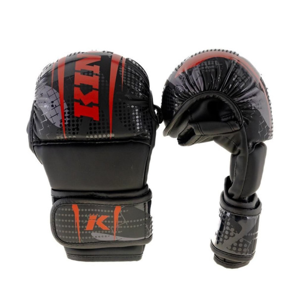 Gants MMA King Pro Boxing | Noir/Rouge | Shogun Series