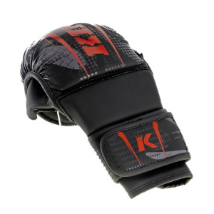 Gants MMA King Pro Boxing | Noir/Rouge | Shogun Series