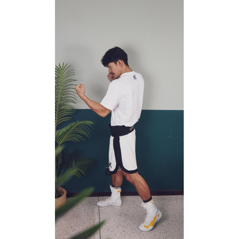 Chaussettes de Boxe KING PRO BOXING | Blanc/Jaune/Noir | Apex Pro