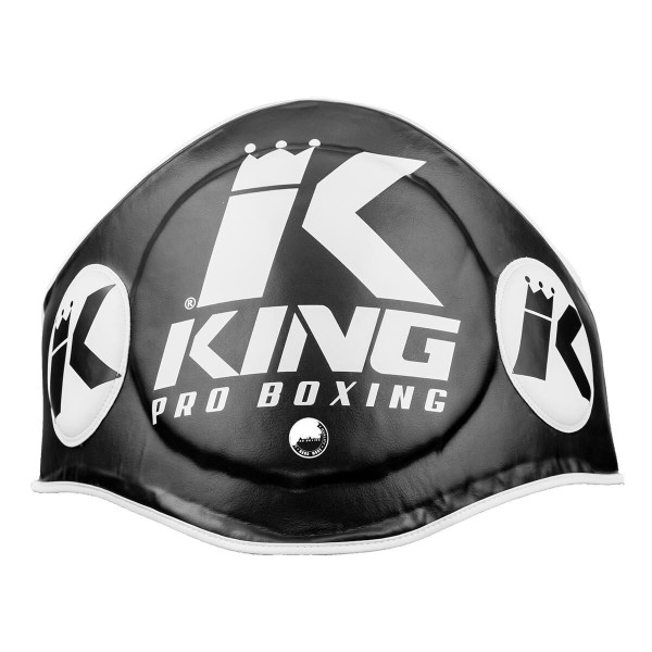 Plastron Belly Pad King Pro Boxing | Blanc/Noir | KPB