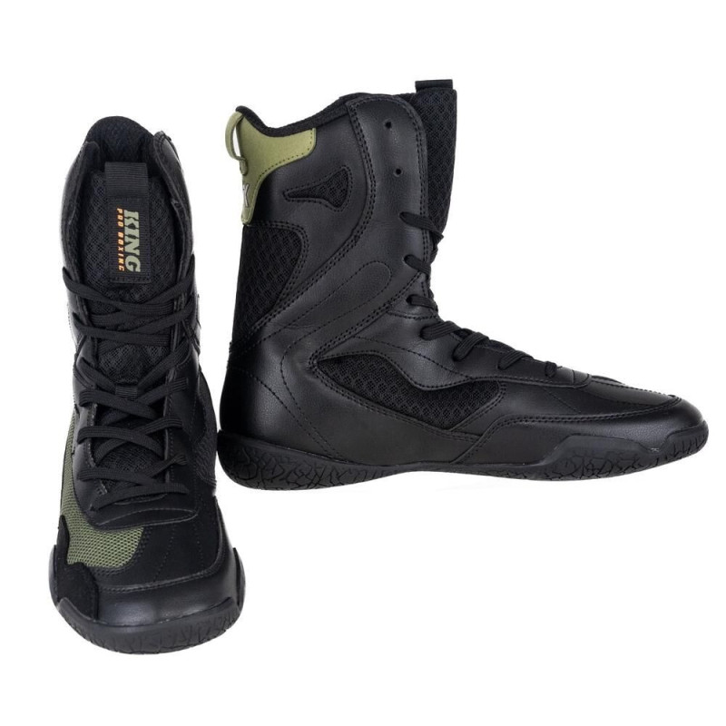 Chaussures de Boxe King Pro Boxing | Noir | Apex Pro