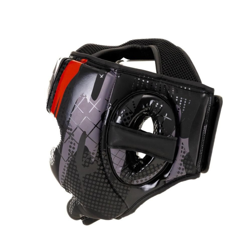 Casque de Boxe King Pro Boxing | Noir/Rouge | Shogun Series