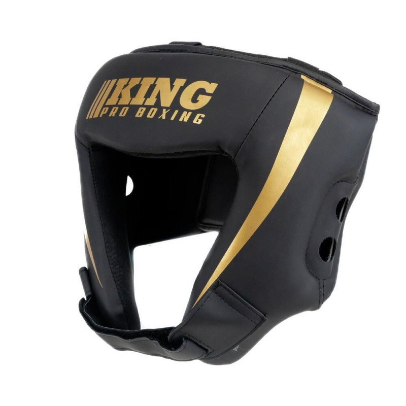 Casque de Boxe KING PRO BOXING | Noir/Or | Revo Series