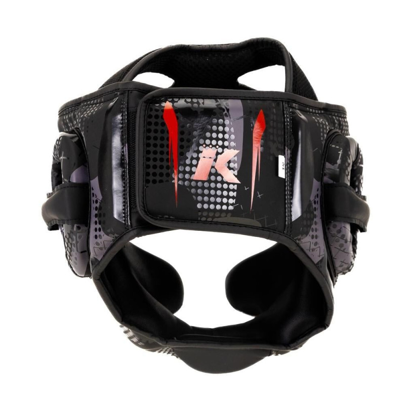 Casque de Boxe King Pro Boxing | Noir/Rouge | Shogun Series