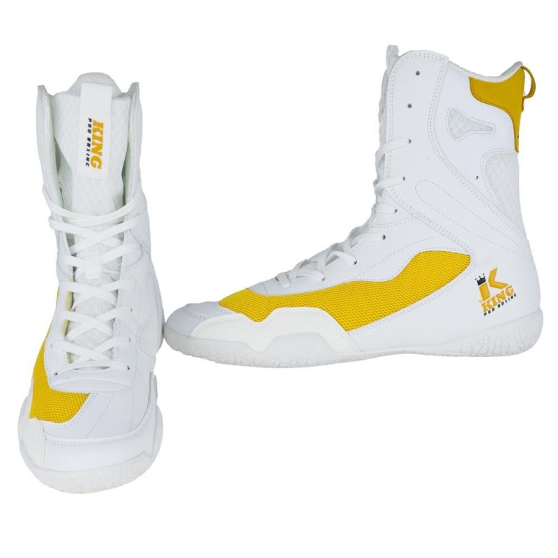 Chaussures de Boxe King Pro Boxing | Blanc | Apex Pro
